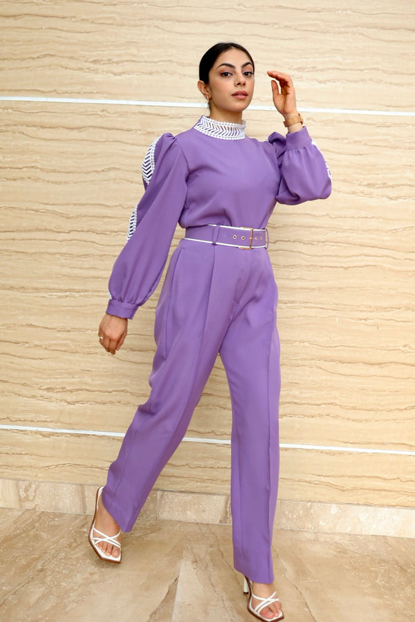 Lyla Formal Purple Coord